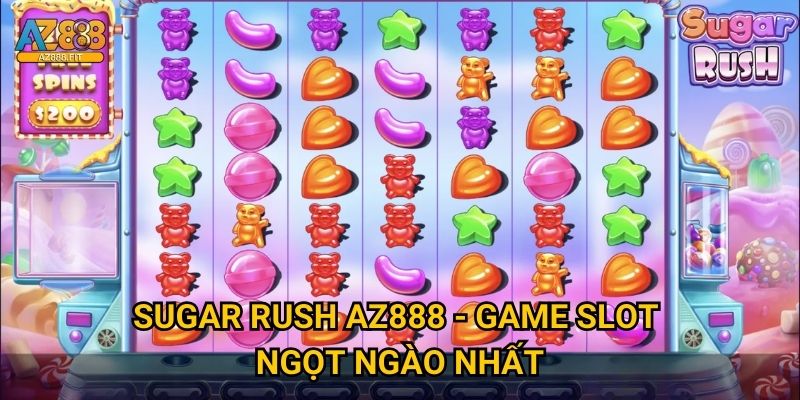 Sugar Rush Az888 - Thế giới kẹo ngọt đầy màu sắc 2 Sugar Rush Az888 - Game slot ngọt ngào nhất